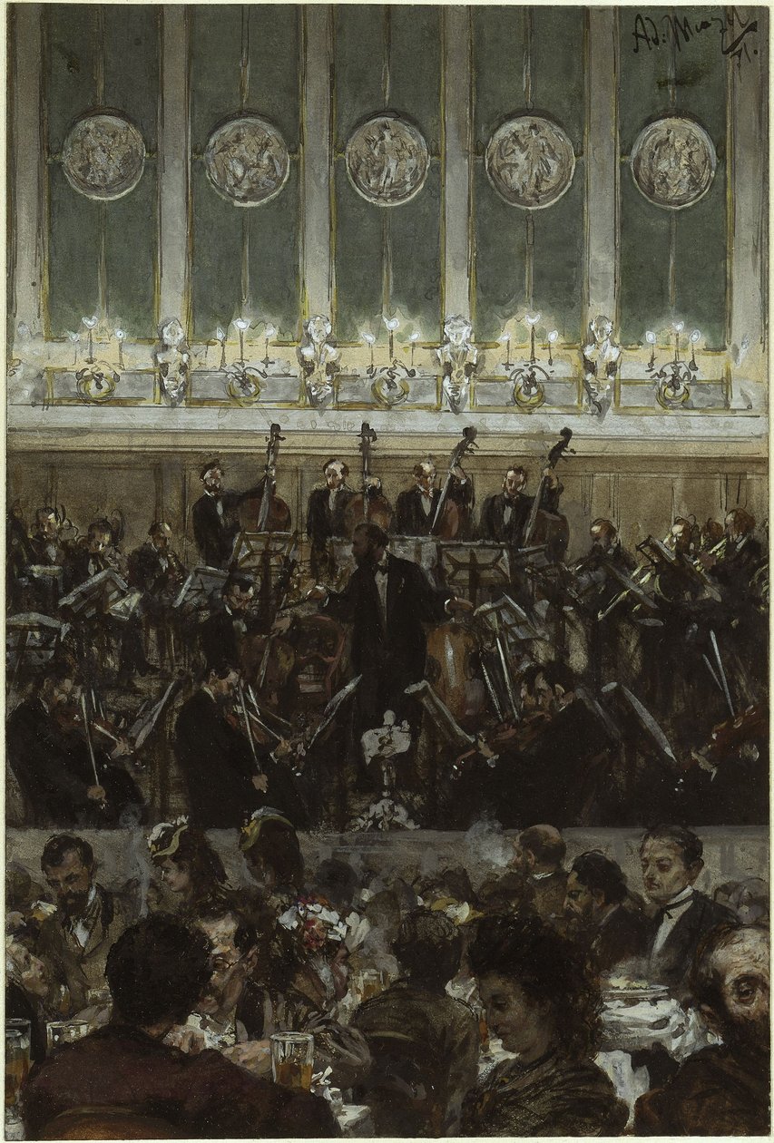 Concert à Bilse - Adolph Menzel