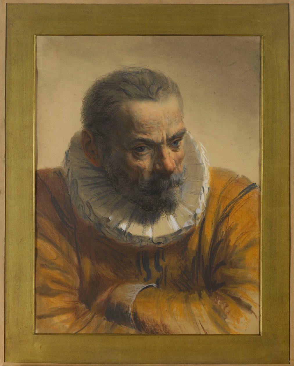 Un homme en costume de la Renaissance - Adolph Menzel