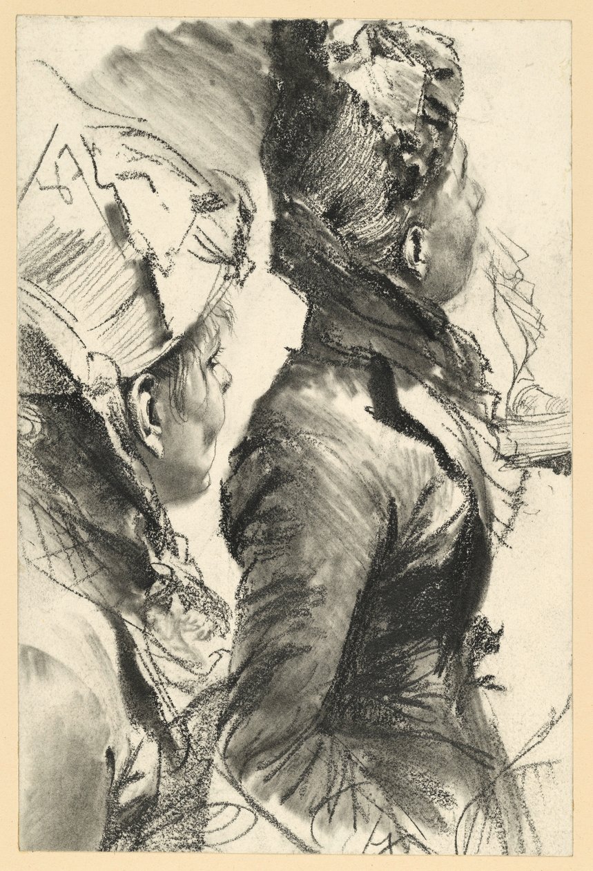 Femme coiffée d