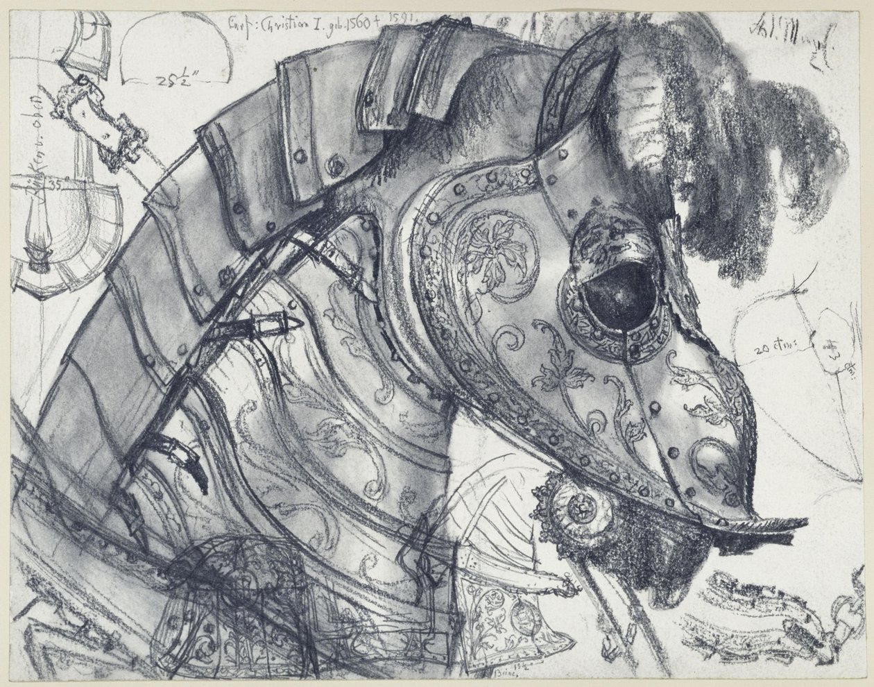 Armure de cheval et armure d