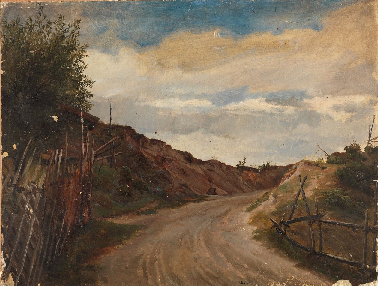Route de campagne - Adolph Tidemand