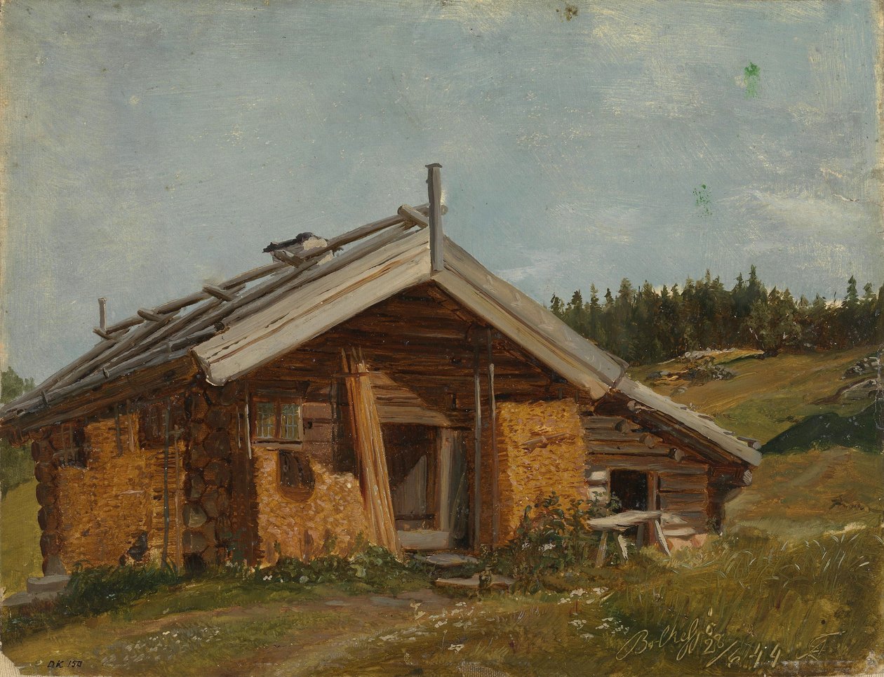 Ferme à Bolkesjø - Adolph Tidemand