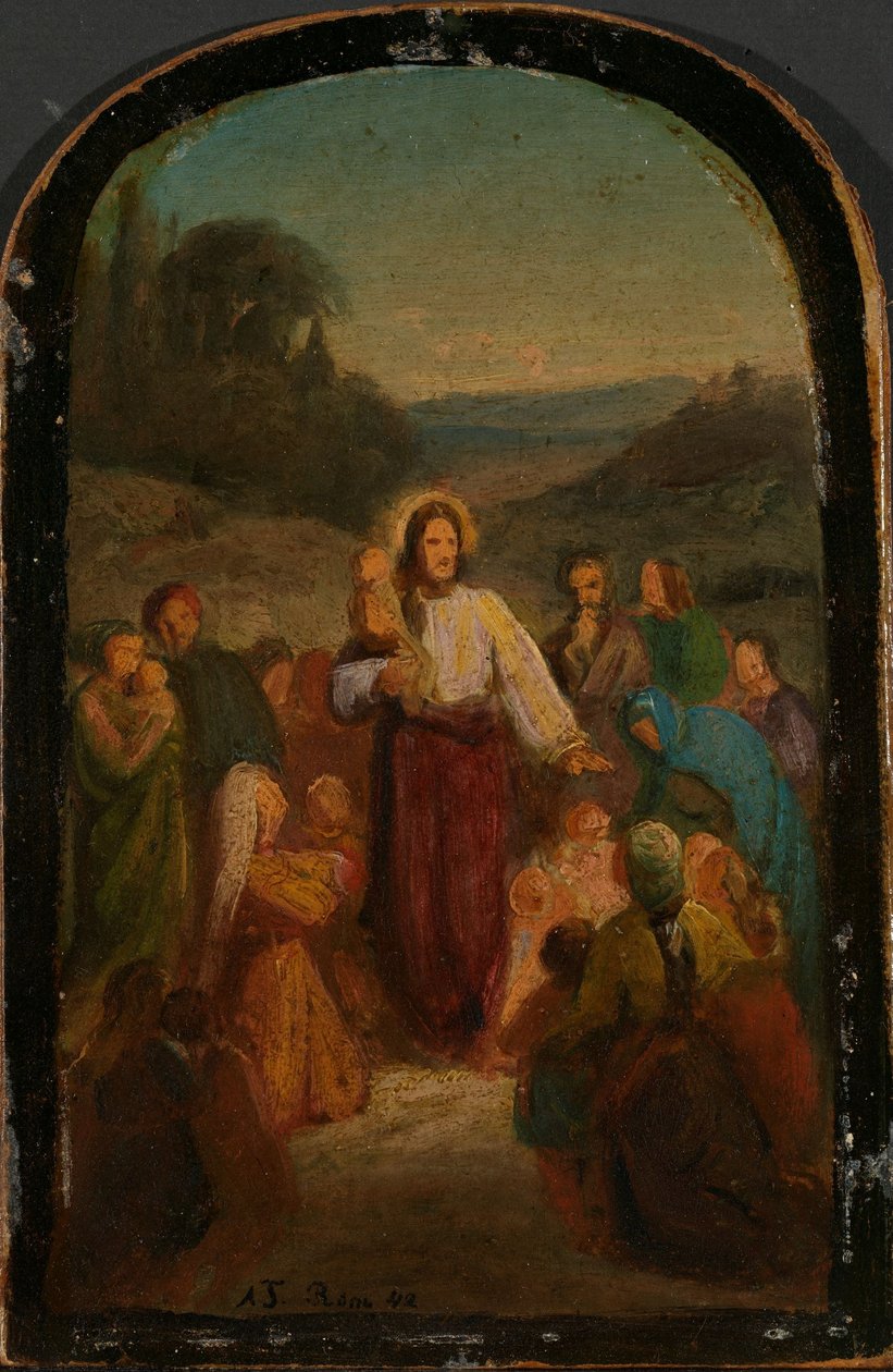 Lasst die kleinen Kinder zu mir kommen - Adolph Tidemand