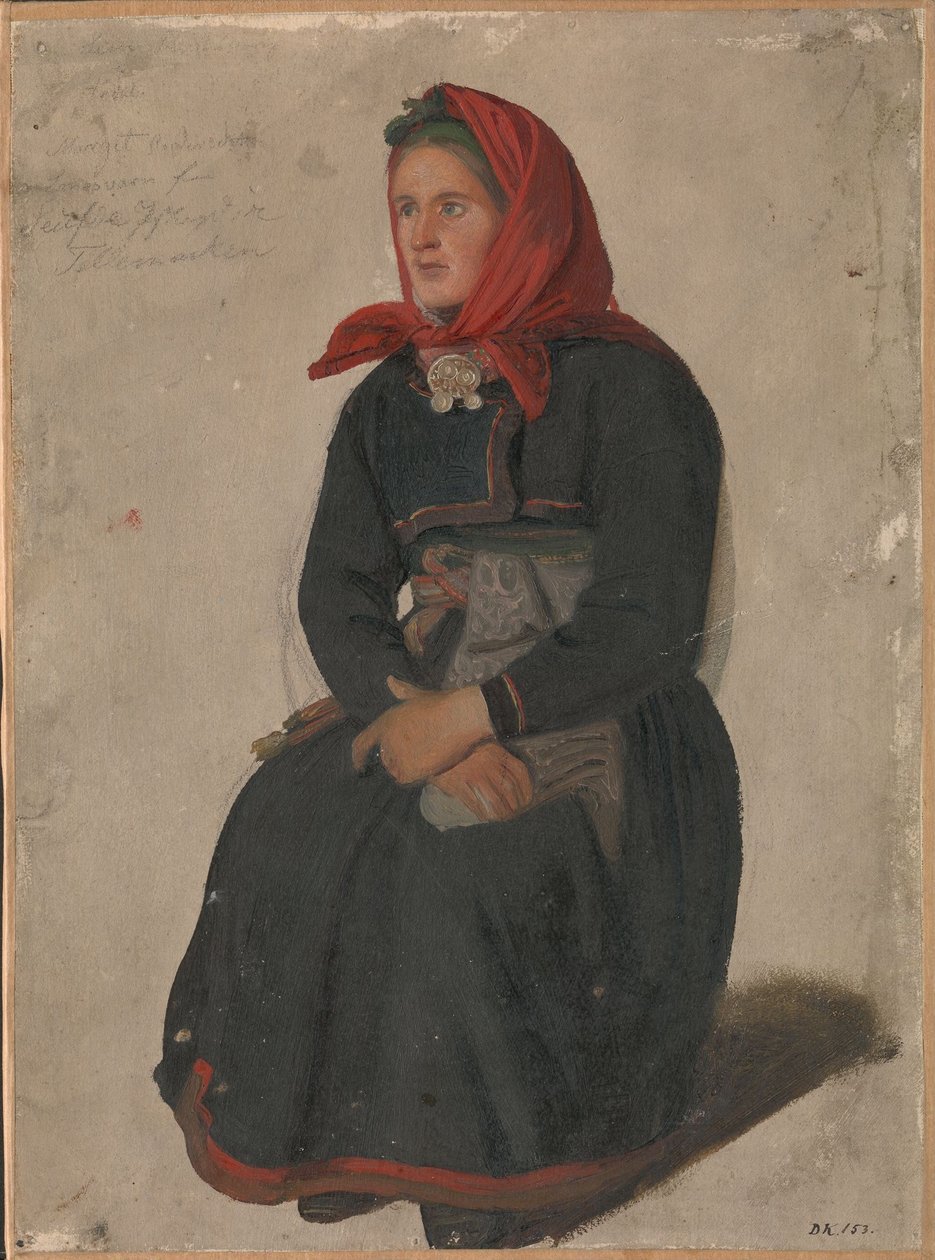 Paysanne du Telemark - Adolph Tidemand