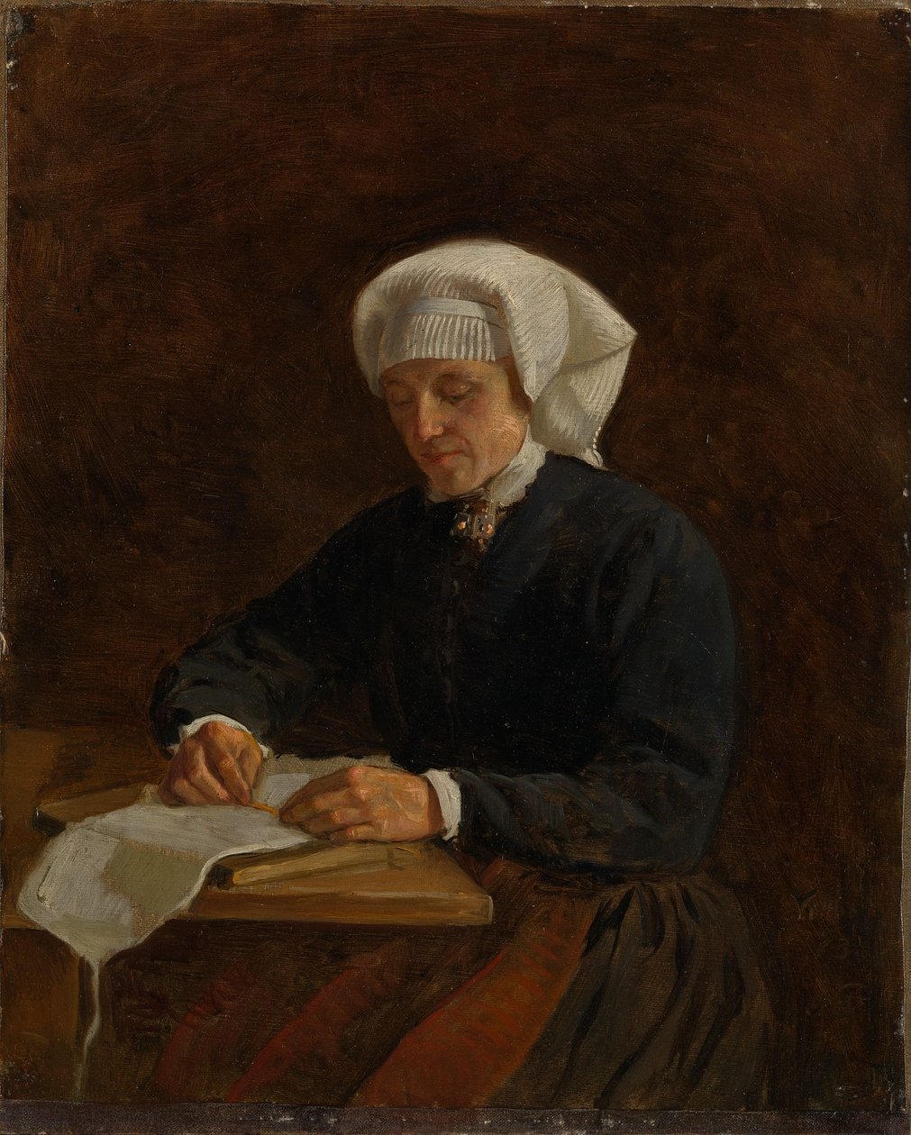 Paysanne de Vikøy - Adolph Tidemand
