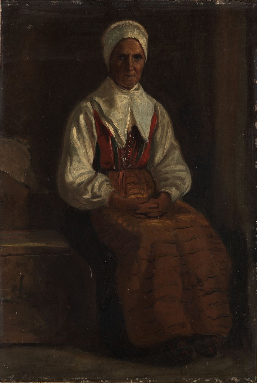 Paysanne - Adolph Tidemand