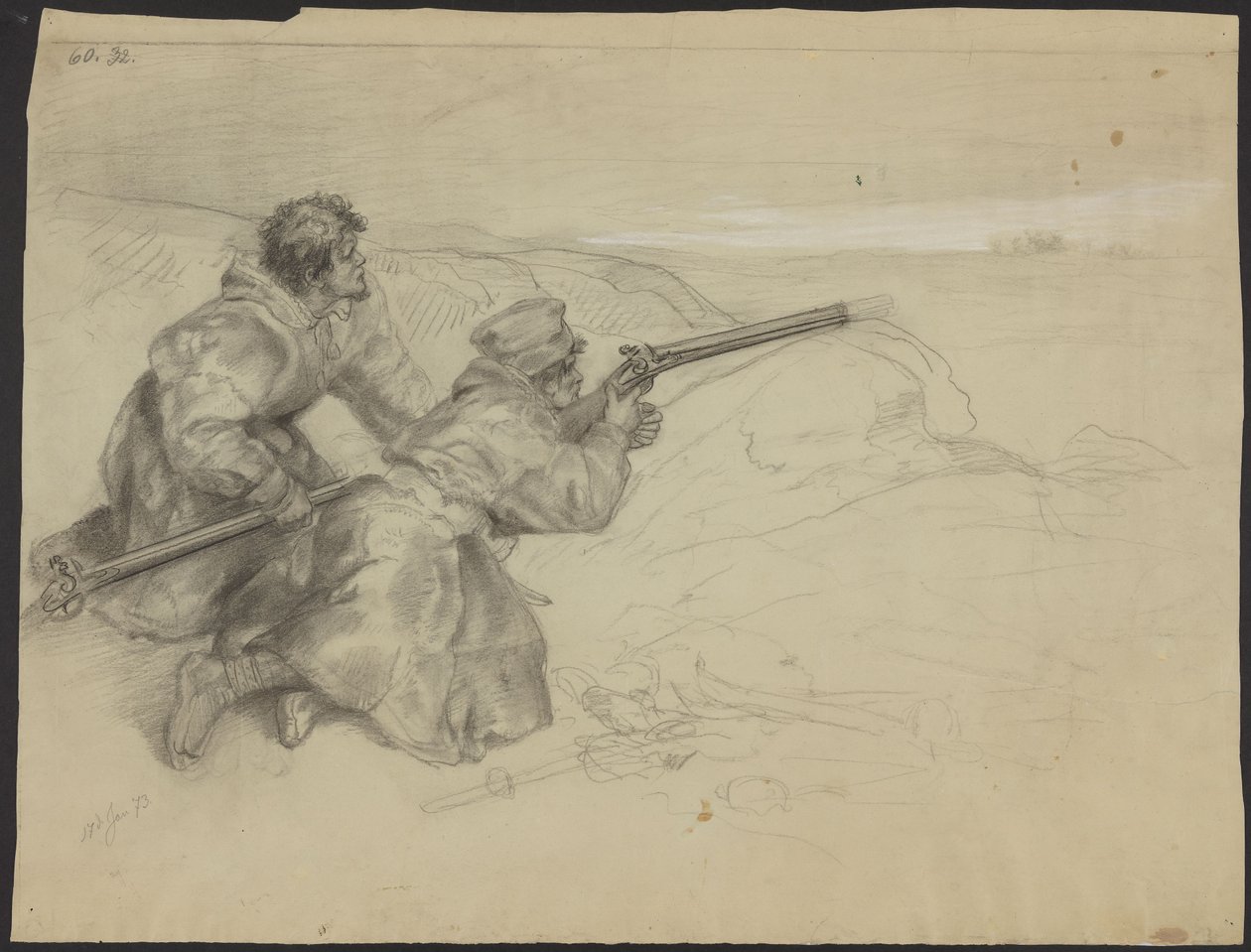 Chasse au renne - Adolph Tidemand