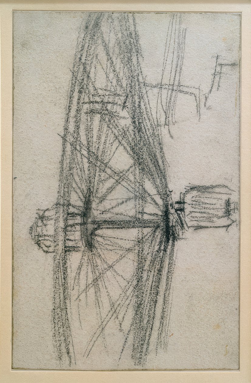 Roue en mouvement - Adolph Menzel