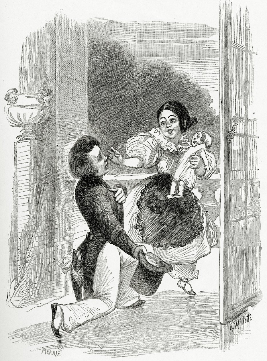 Illustration de Toute la Lyre, 19e siècle - Adolphe Leon Willette