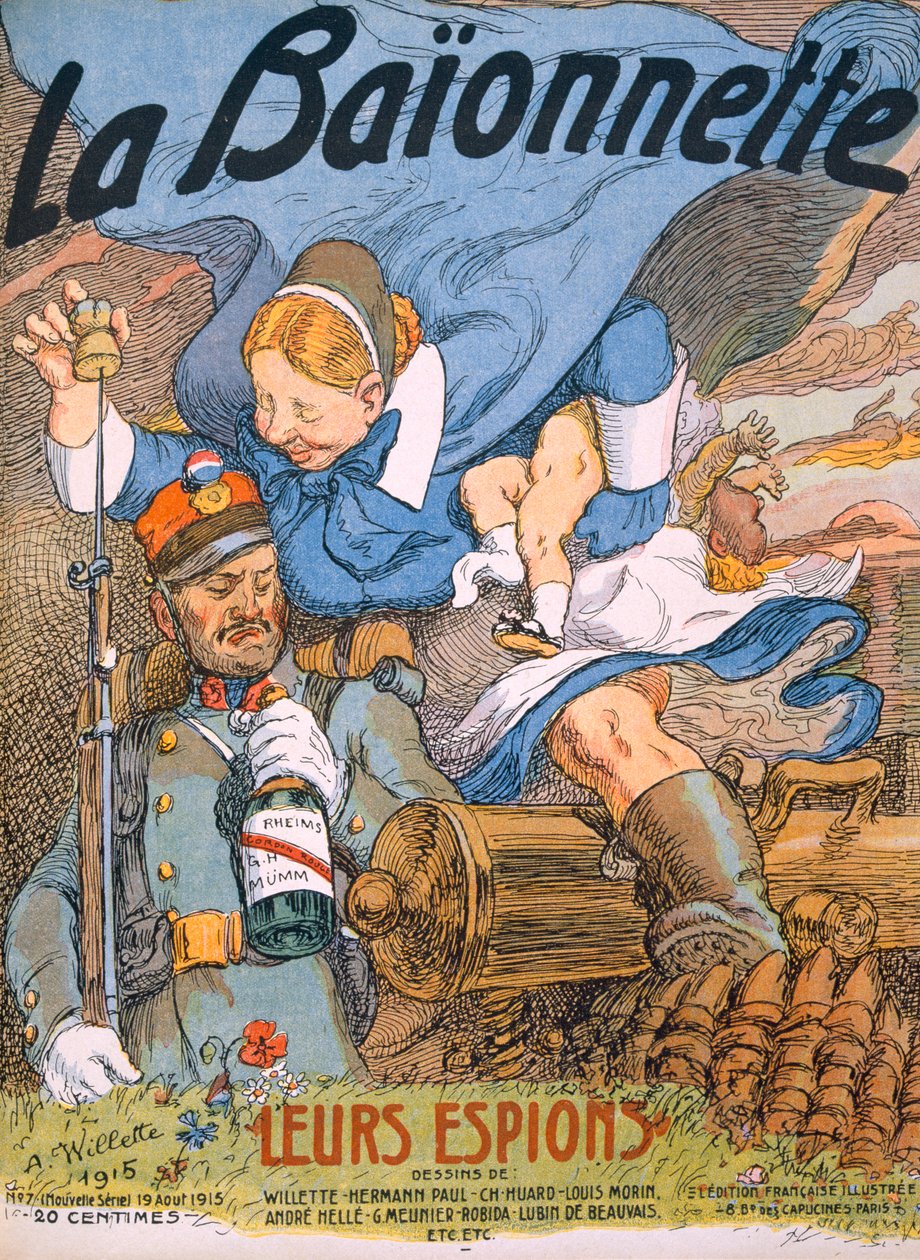 Leurs espions, page de titre de 
