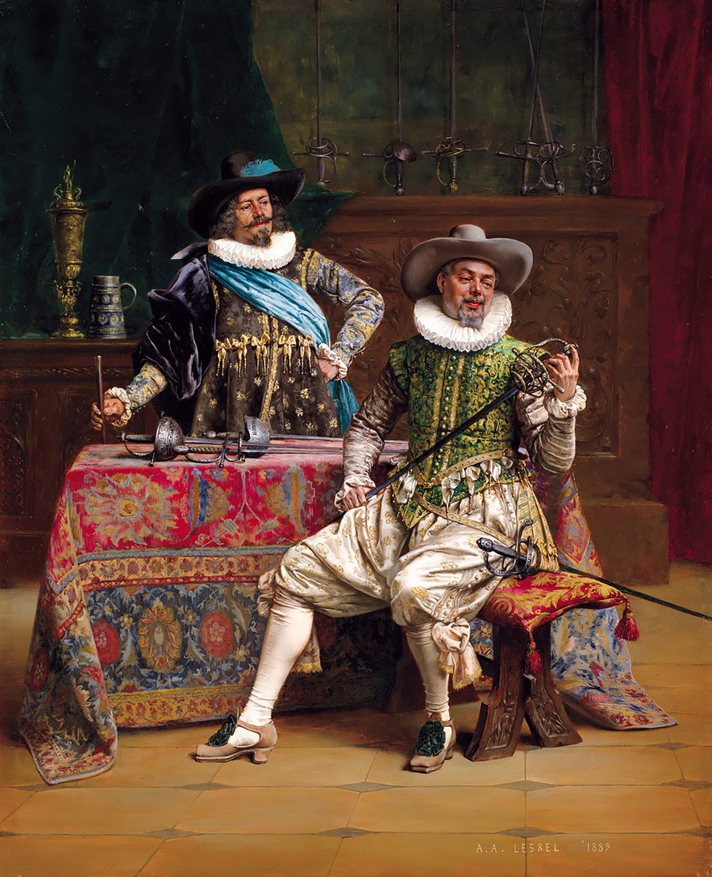 Les armuriers du roi - Adolphe Alexandre Lesrel