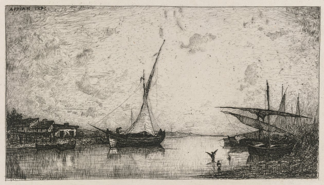 Canal aux Martigues, 1872 - Adolphe Appian