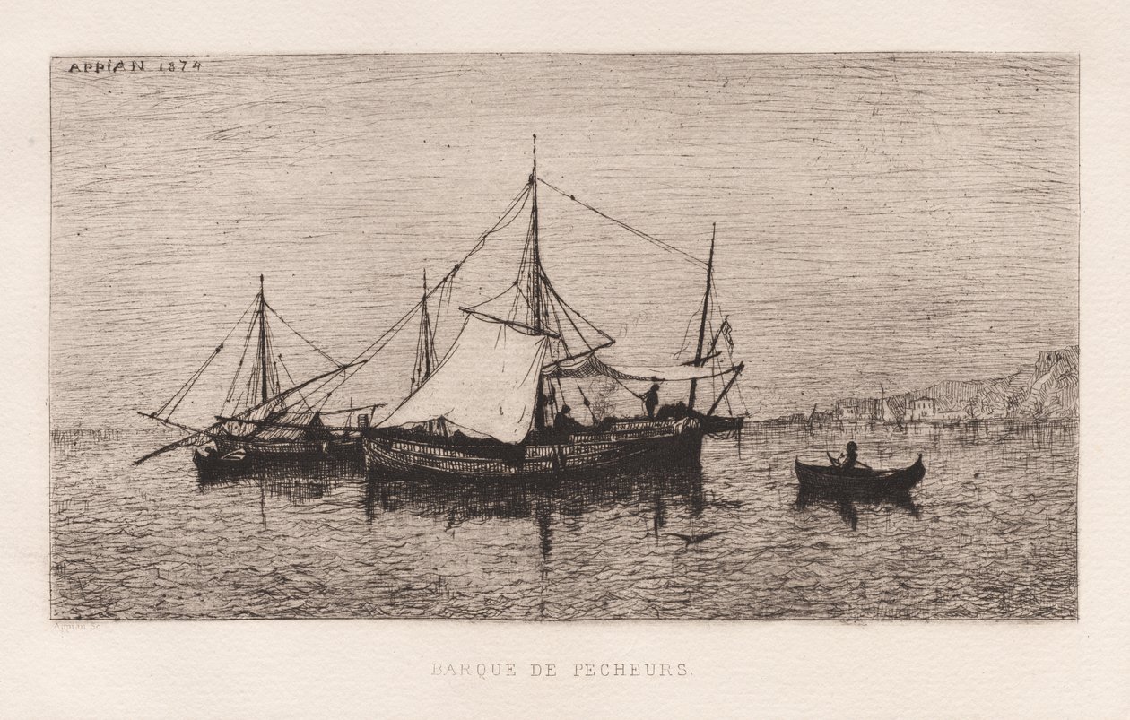 Barque de pêcheurs / Barque de cabotage (Côtes d