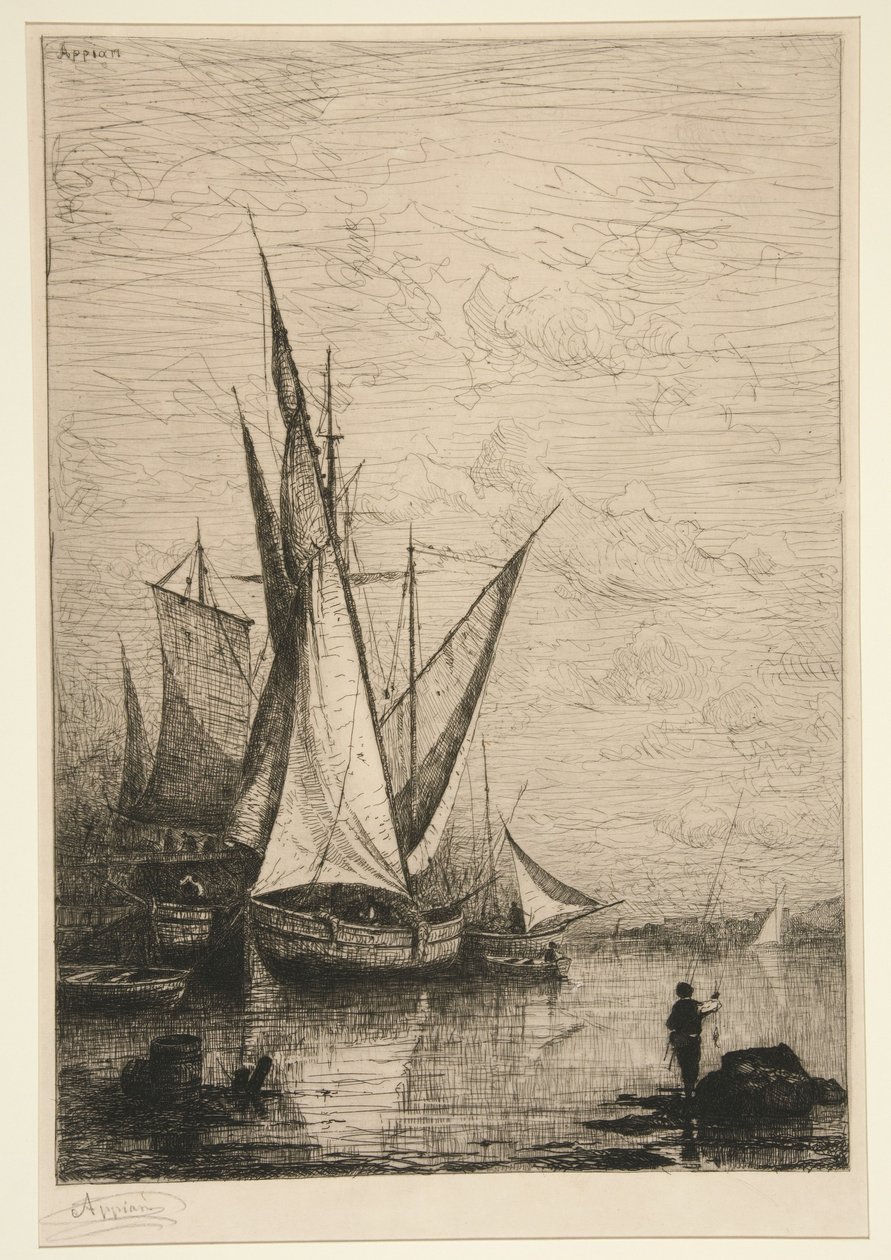 Le Port de Gênes - Adolphe Appian