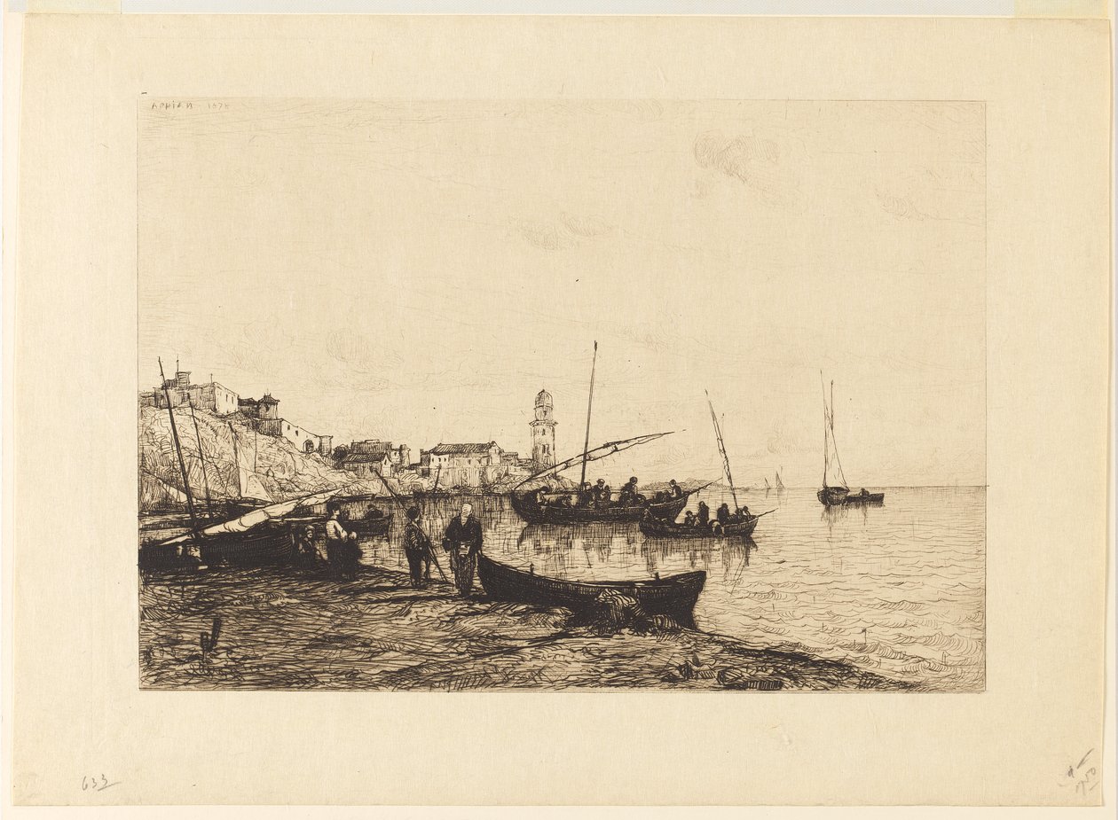 Le port de San Remo - Adolphe Appian