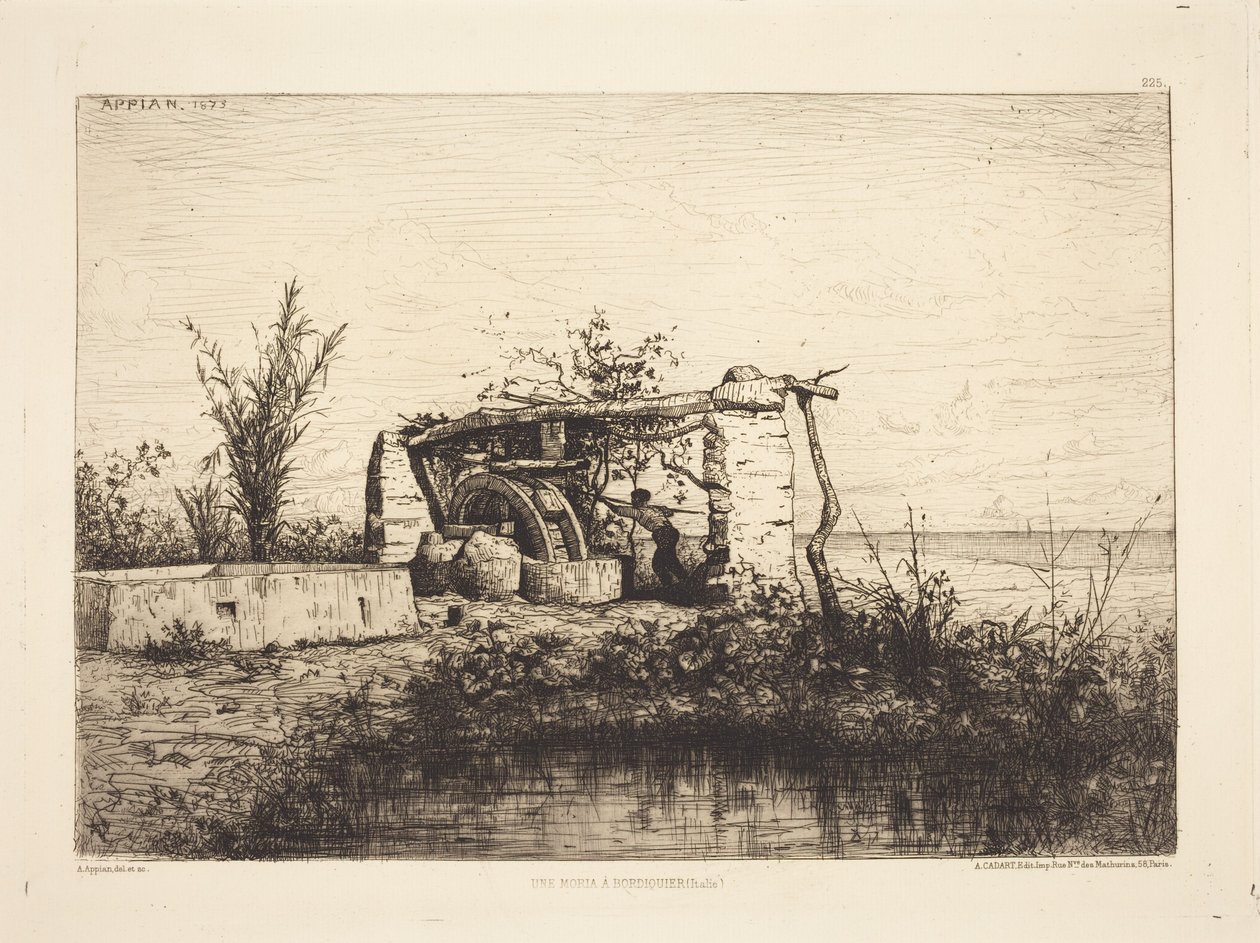 Une moria a Bordiquier (Italie) - Adolphe Appian