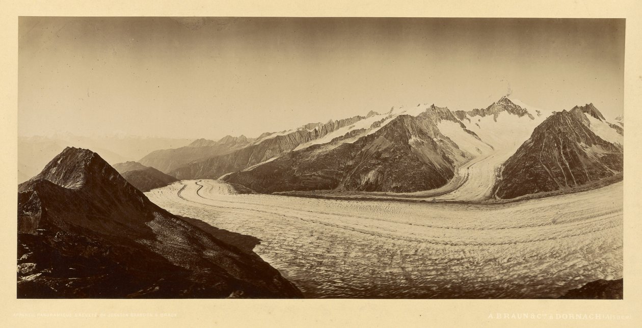 [Col de montagne enneigé] - Adolphe Braun