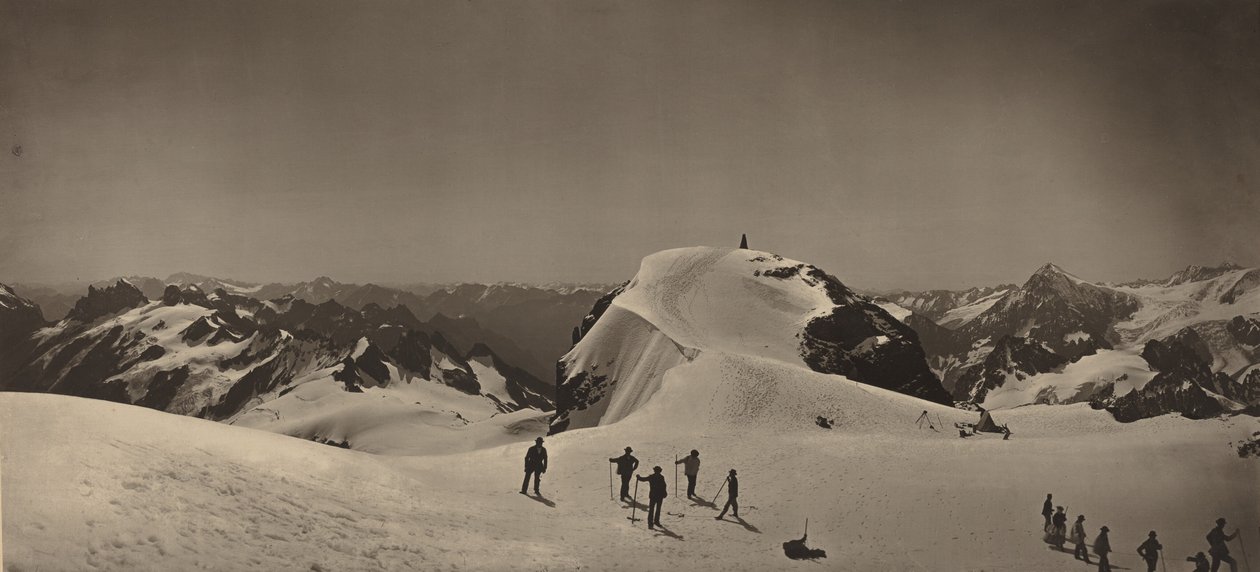 Sommet du Mont Titlis, en Suisse - Adolphe Braun