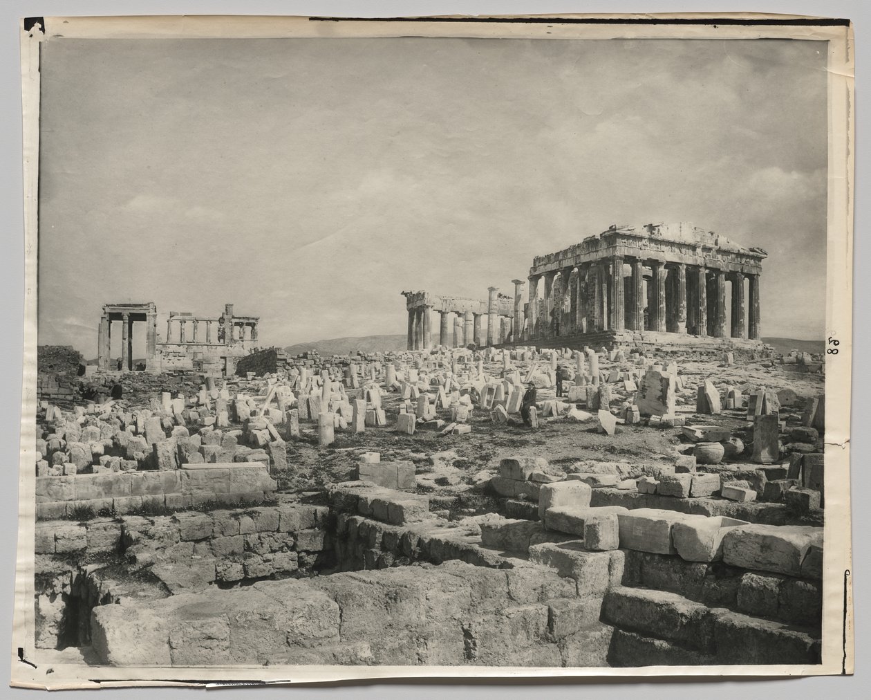 Vue du Parthénon - Adolphe Braun and Co.