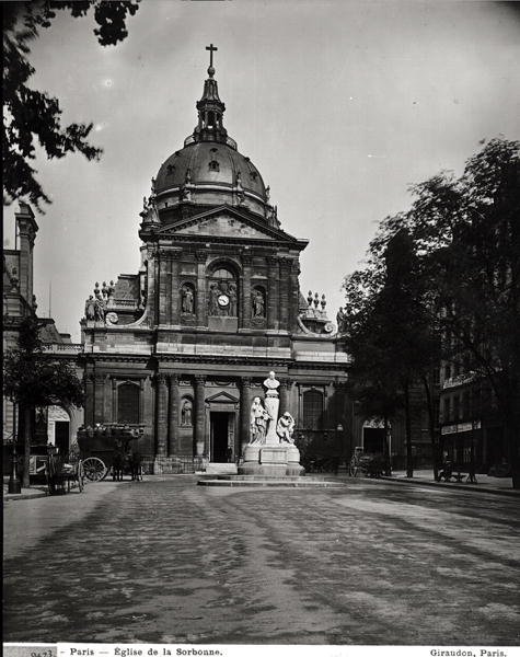 Église de la Sorbonne construite par Jacques Lemercier (c.1585-1654) en 1635-53 - Adolphe Giraudon
