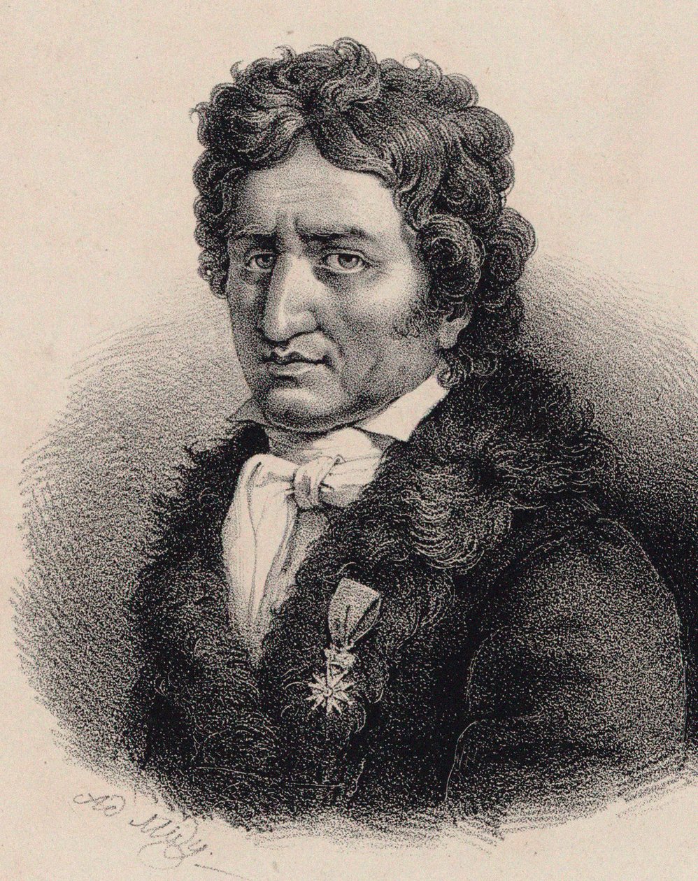 Portrait du compositeur Pierre-Alexandre Monsigny 1729-1817 - Adolphe Midy