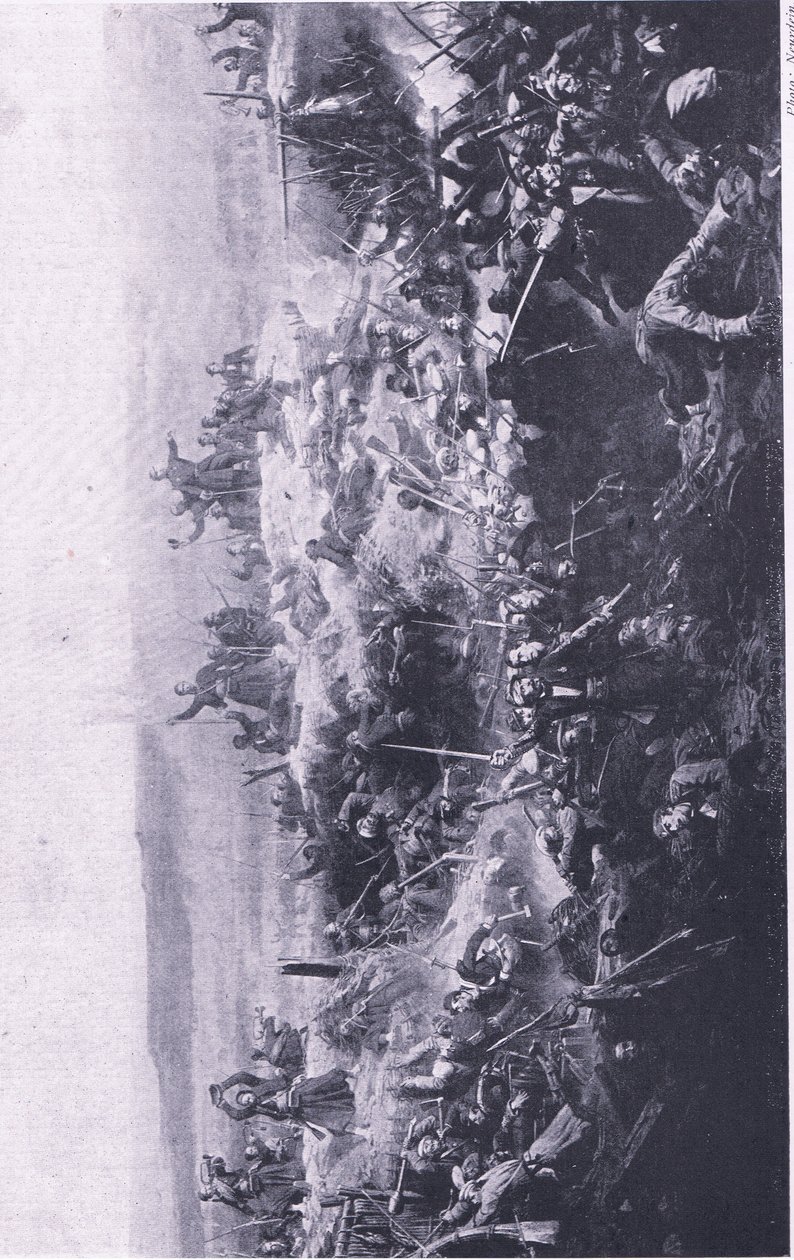 La prise du Malakoff par les Français, illustration de British Battles on Land and Sea, 1915 - Adolphe Yvon
