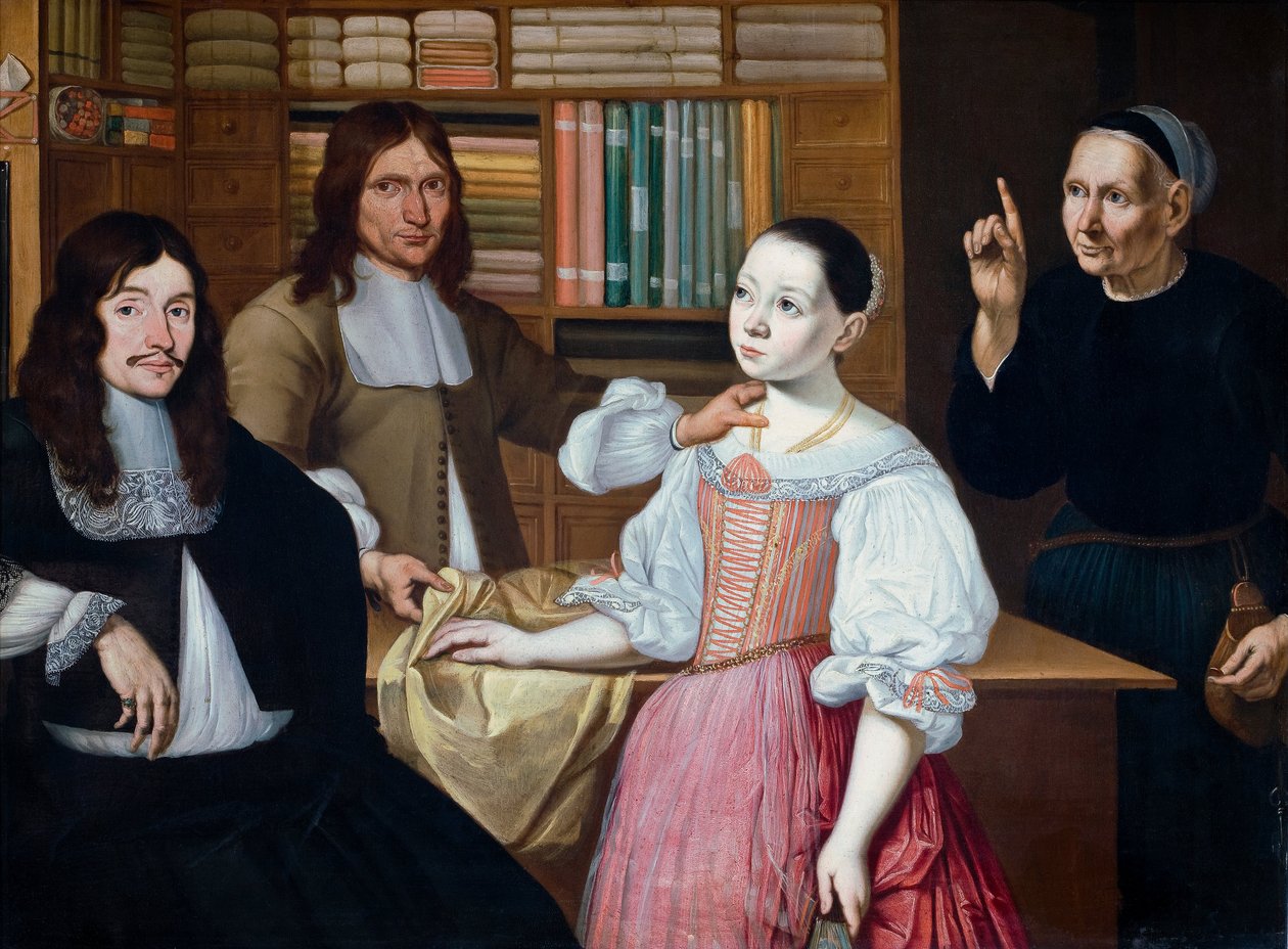 Dans la boutique du drapier - Adriaan Bloemaert