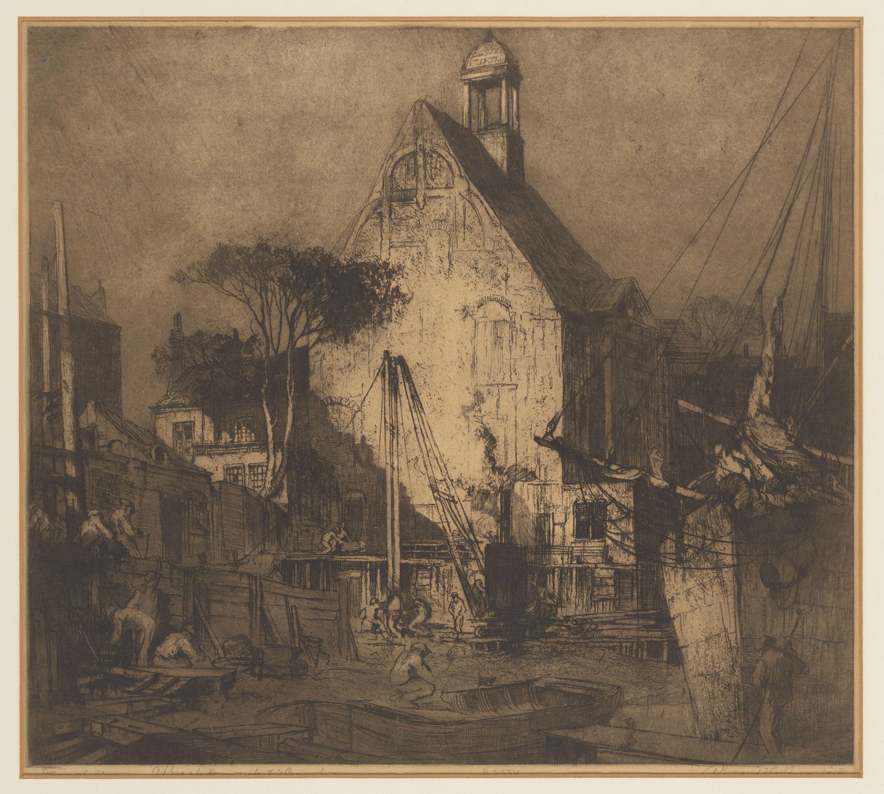 Démolition de la fonderie de canons à La Haye - Adriaan J. van 