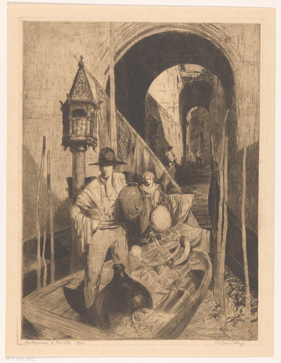 Antiquaire à Venise - Adriaan J. van 