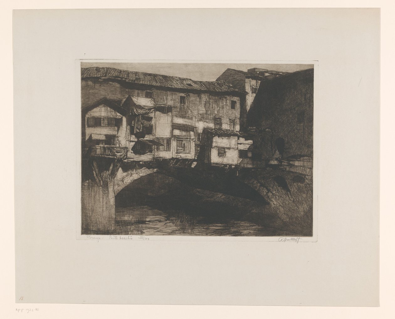 Florence. Ponte Vecchio - Adriaan J. van 
