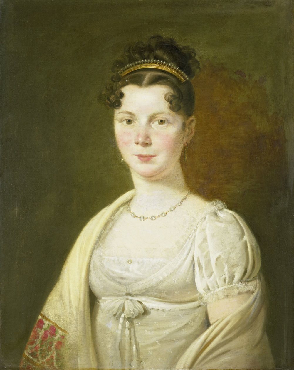 Portrait de Wilhelmina Maria Haack (1786-1857), quatrième épouse de Gerrit Verdooren - Adriaan de Lelie