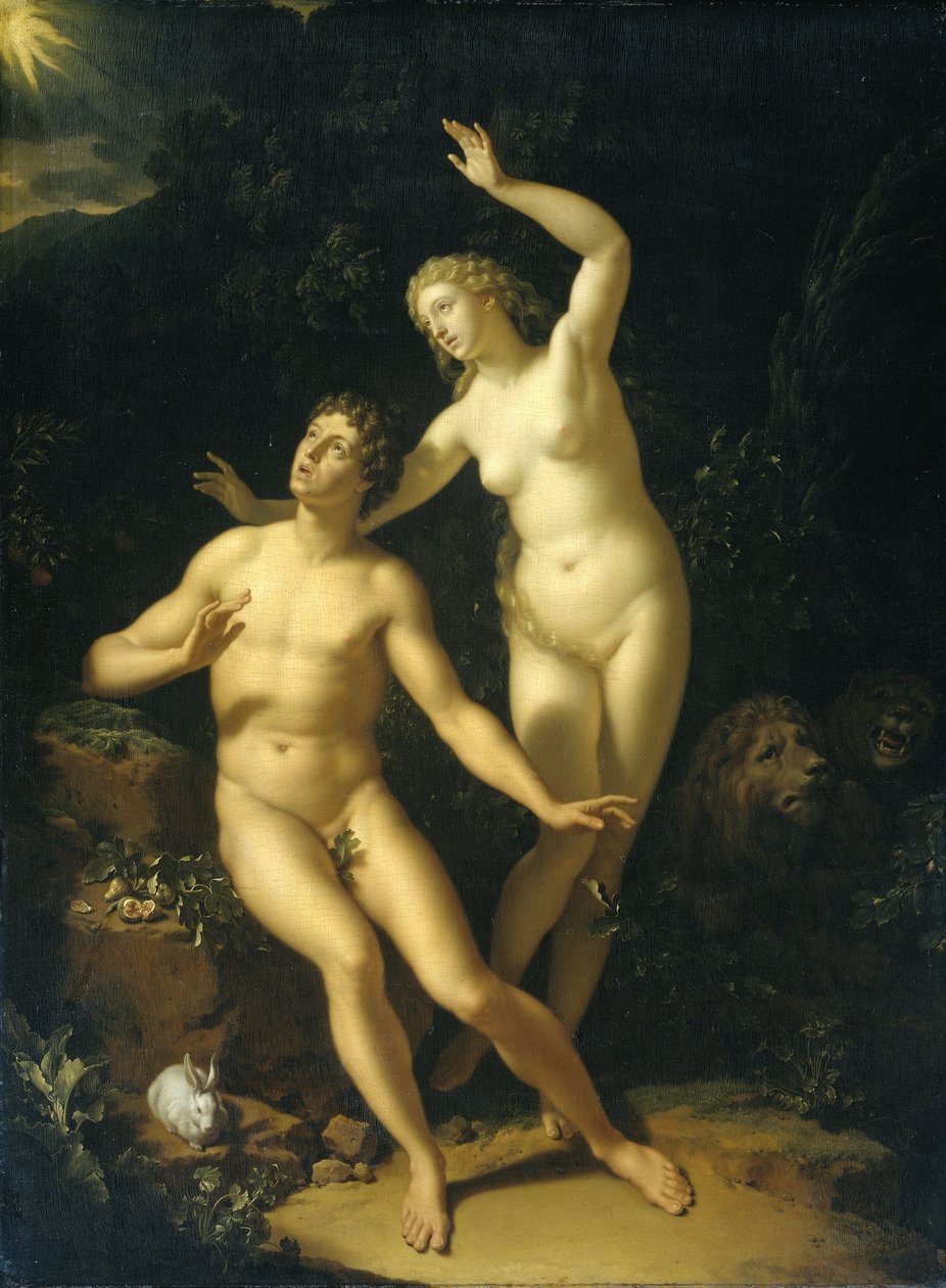 Dieu tient Adam et Eve pour responsables - Adriaan van der (after) Werff