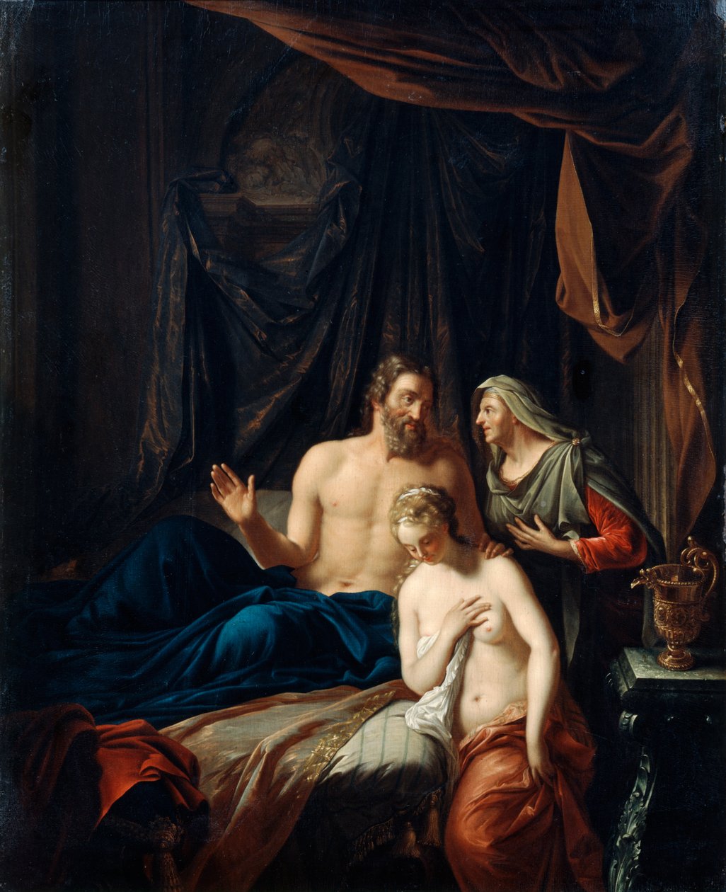 Sarah présentant Agar à Abraham, fin 17e début 18e siècle - Adriaan van der Werff
