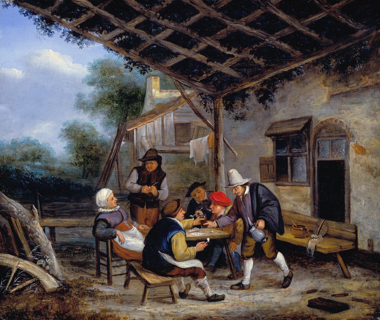 Paysans buvant - Adriaen Jansz. van Ostade