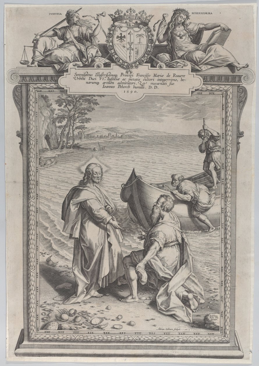 Christ appelant Saint André, qui s