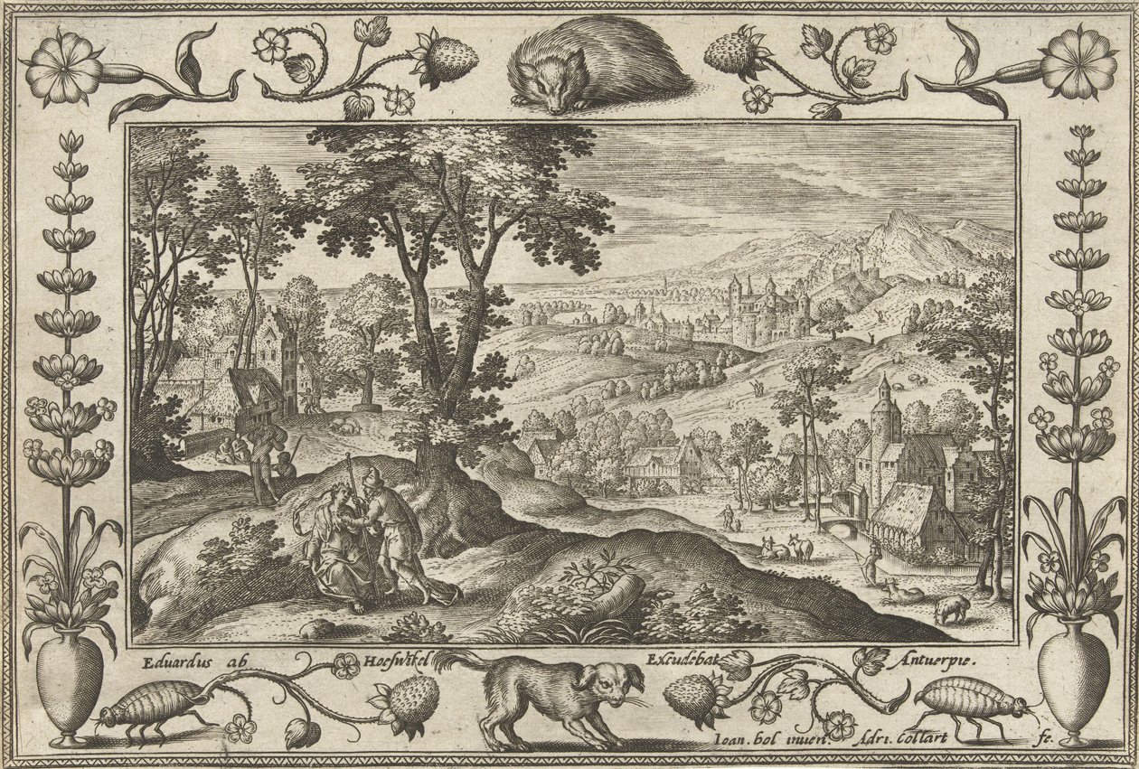 Juda et Tamar - Adriaen Collaert