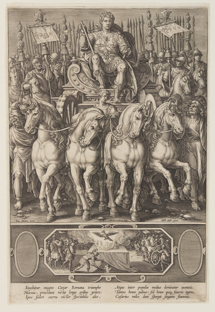 Le triomphe de César - Adriaen Collaert