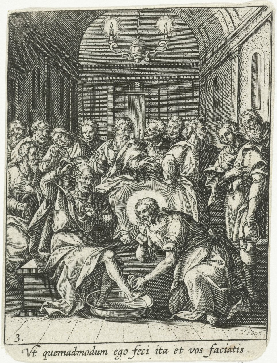 Lavage des pieds - Adriaen Collaert