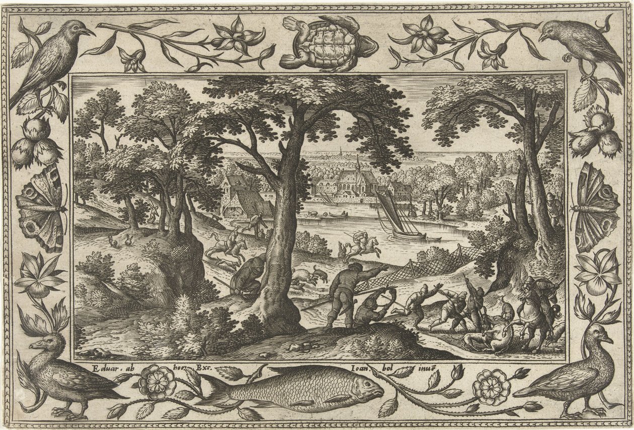 Chasse aux sangliers - Adriaen Collaert