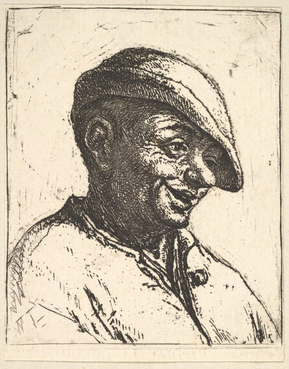 Paysanne riant, 1610-85 - Adriaen Jansz. van Ostade