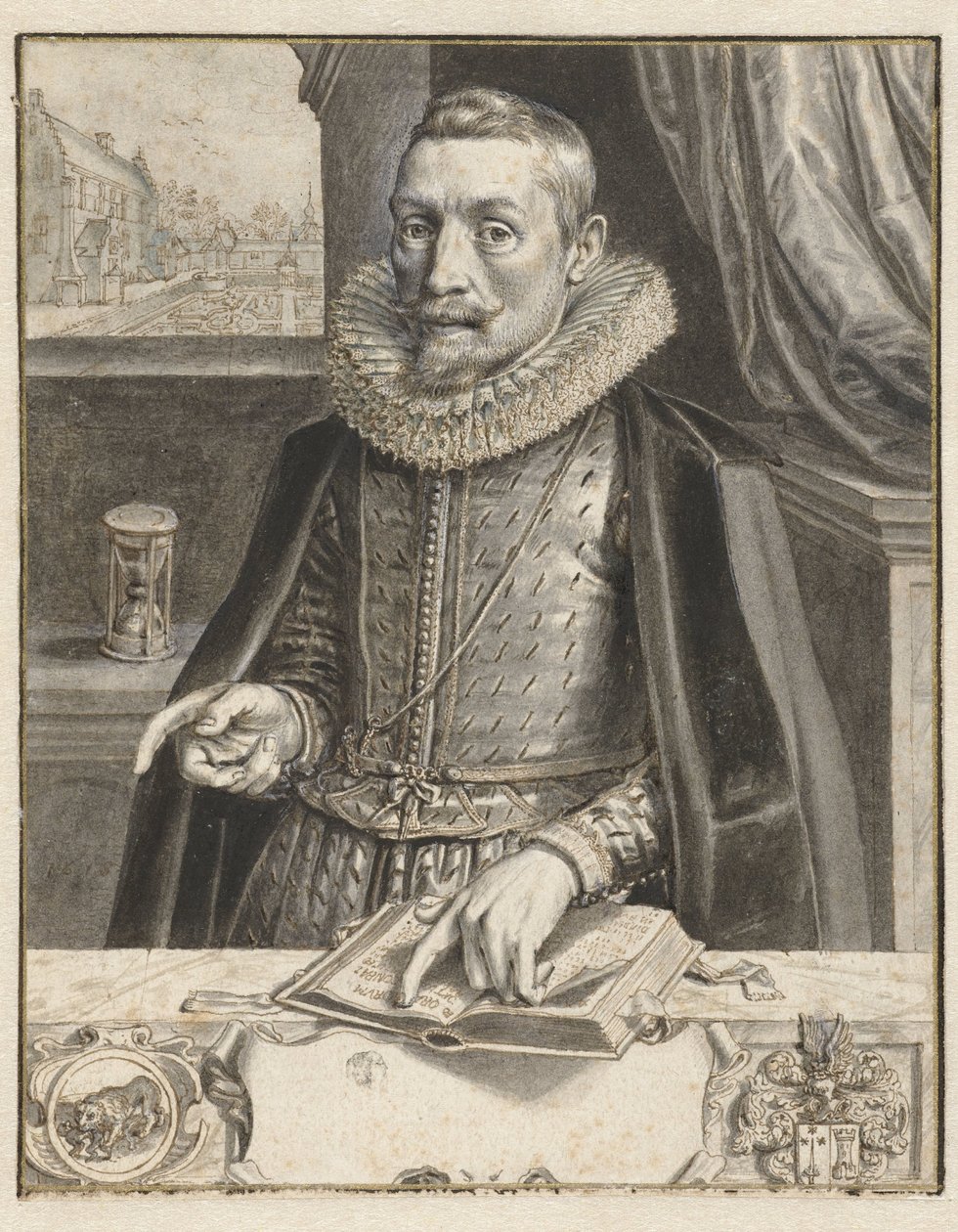 Portrait de Jacob Cats - Adriaen Pietersz van de Venne