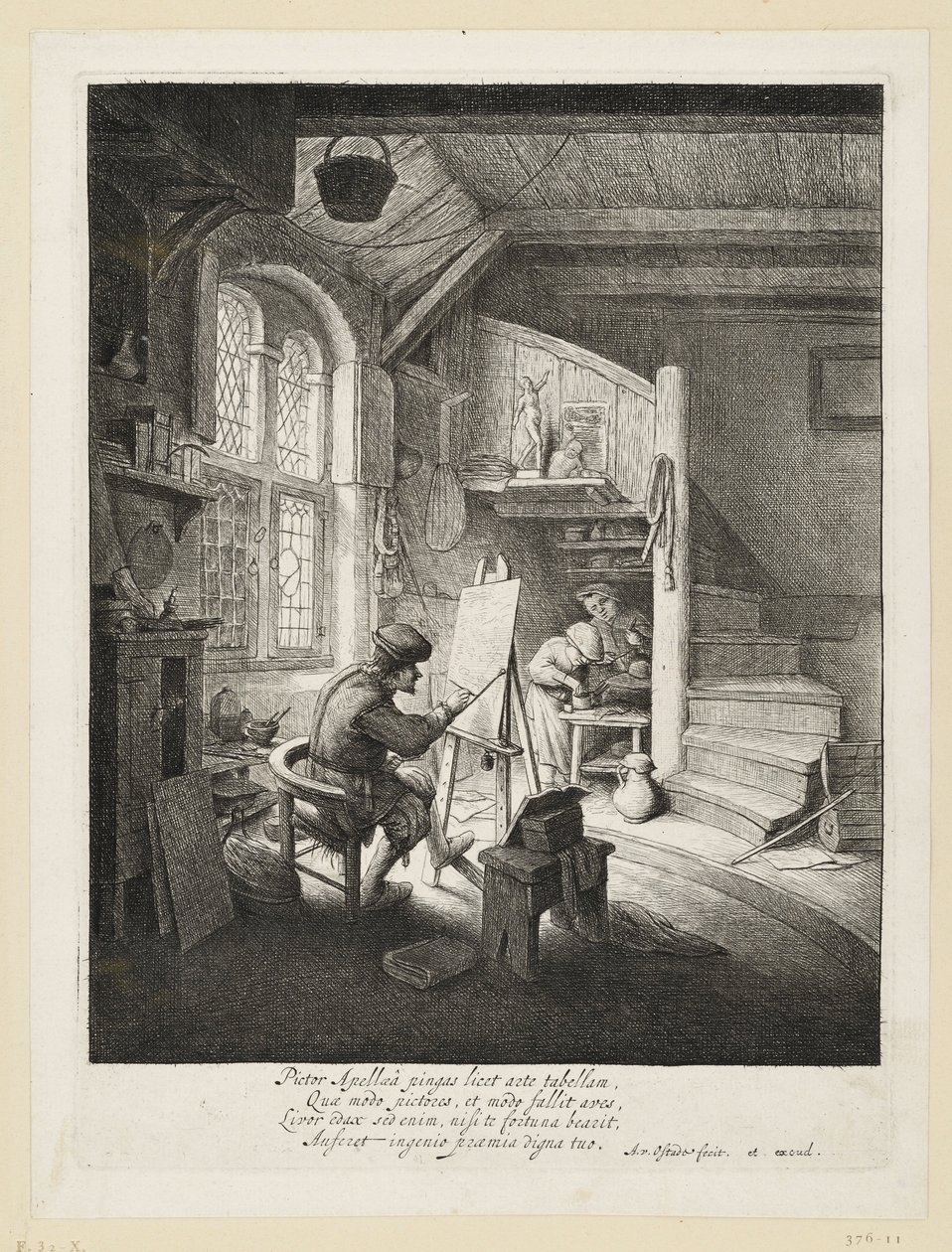 Le peintre - Adriaen van Ostade