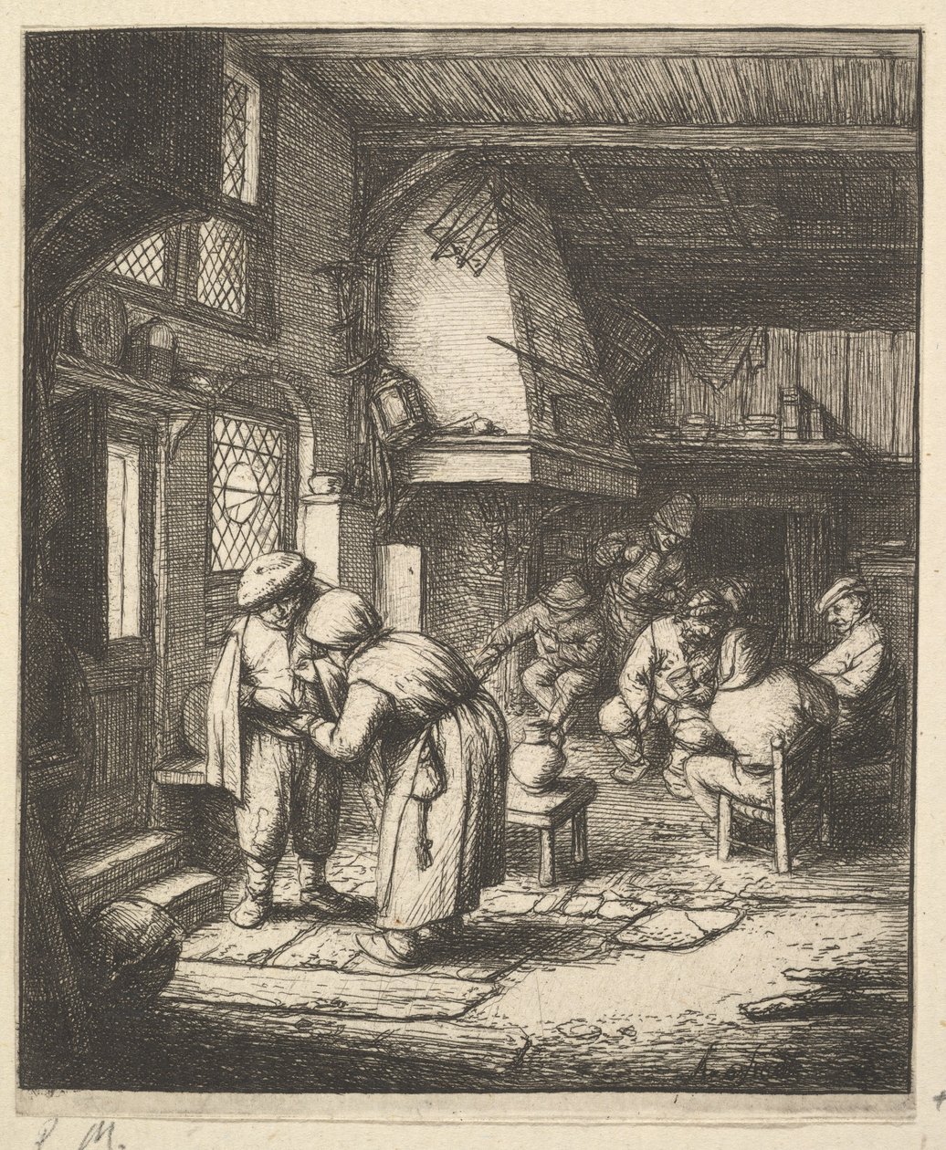 Un paysan qui paie sa note - Adriaen van Ostade