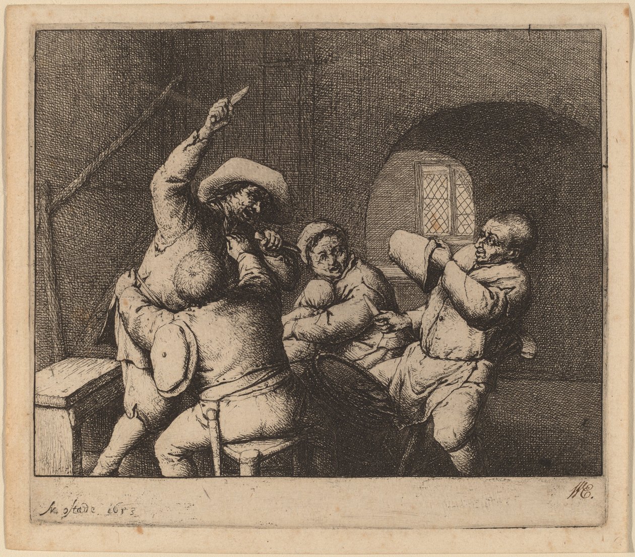 Querelle de paysans - Adriaen van Ostade