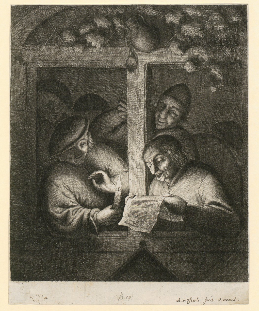 Chanteur à la fenêtre - Adriaen van Ostade
