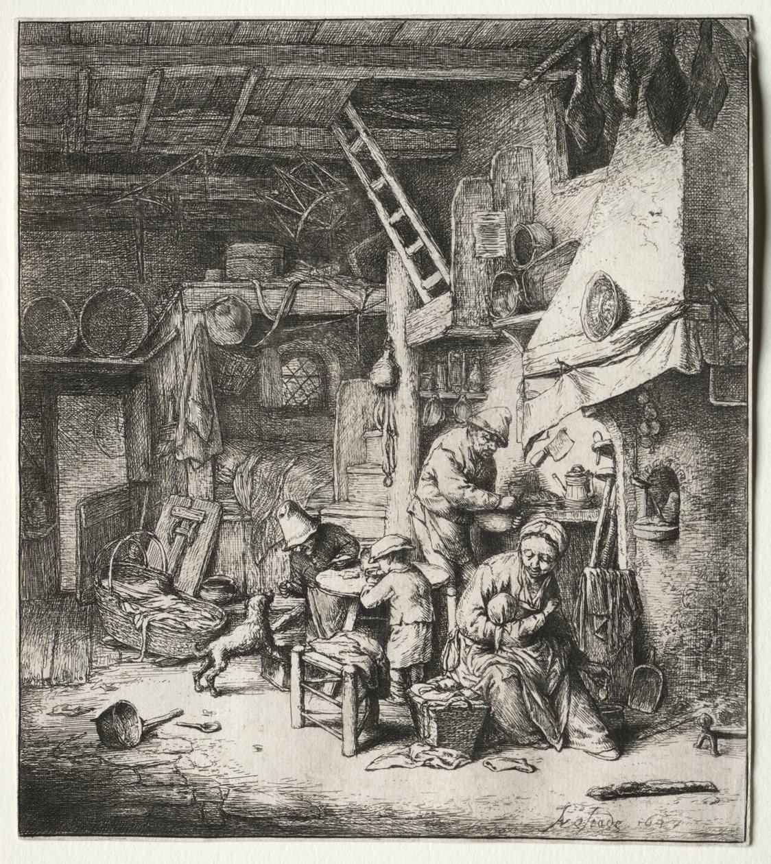 La Famille - Adriaen van Ostade