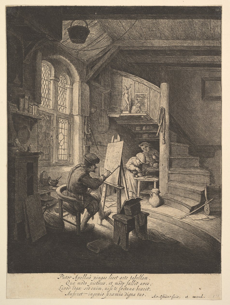 Le Peintre - Adriaen van Ostade