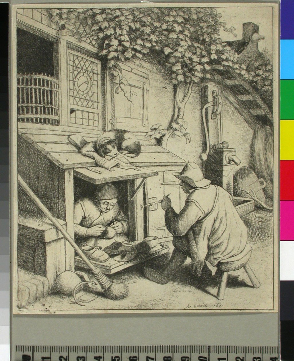 Ohne Titel - Adriaen van Ostade