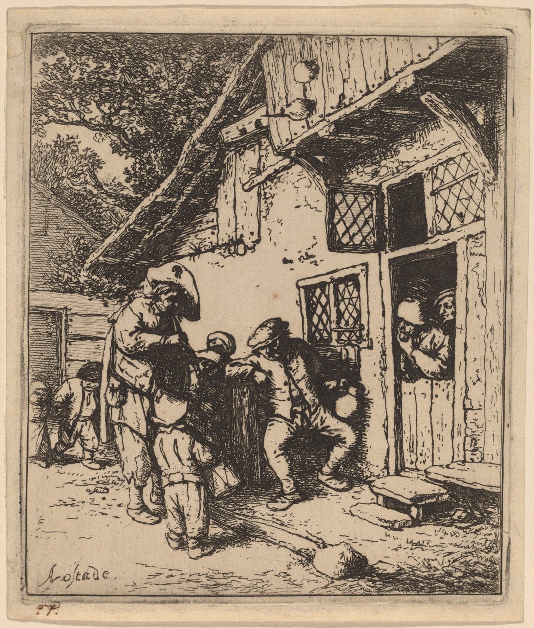 Musiciens ambulants - Adriaen van Ostade