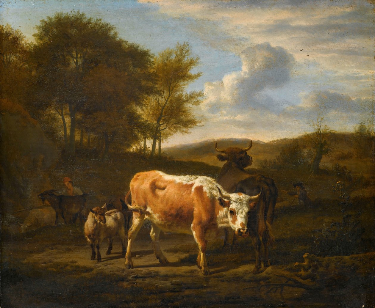 Paysage Montagneux avec des Vaches - Adriaen van de Velde